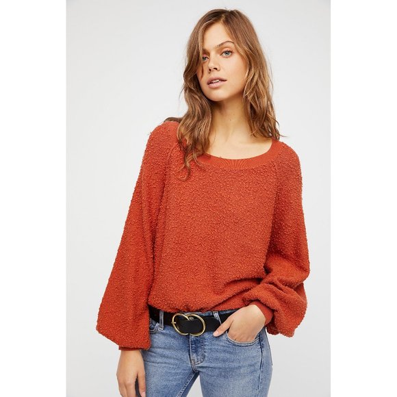 Free People Tops - Free People 'Found My Friend' Nubby Sweatshirt XS